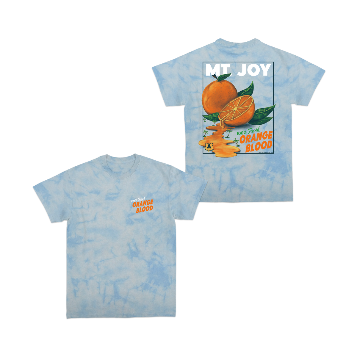 Orange Blood Tie Dye T-Shirt - image 1