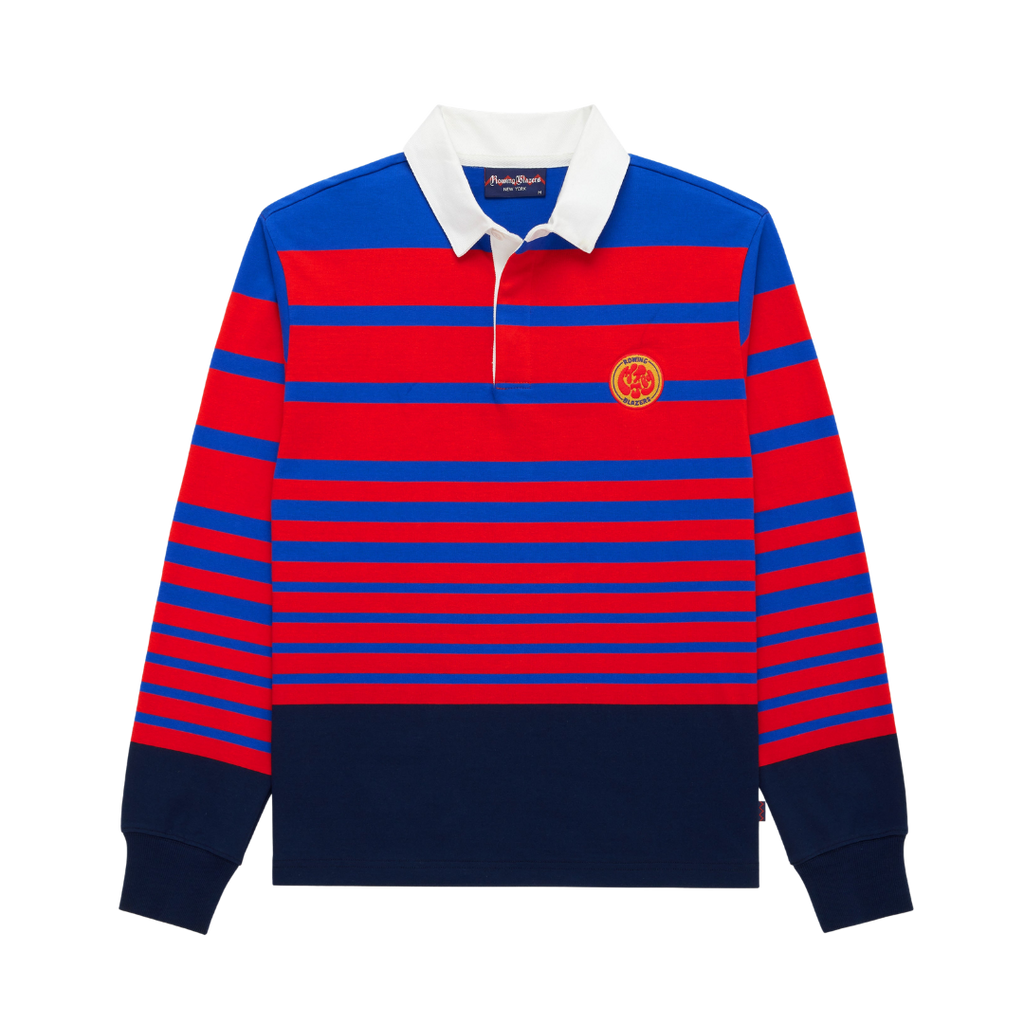 Rowing Blazers x Mt. Joy Rugby Scarlet Stripe