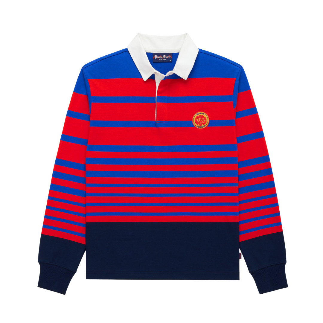 Rowing Blazers x Mt. Joy Rugby Scarlet Stripe