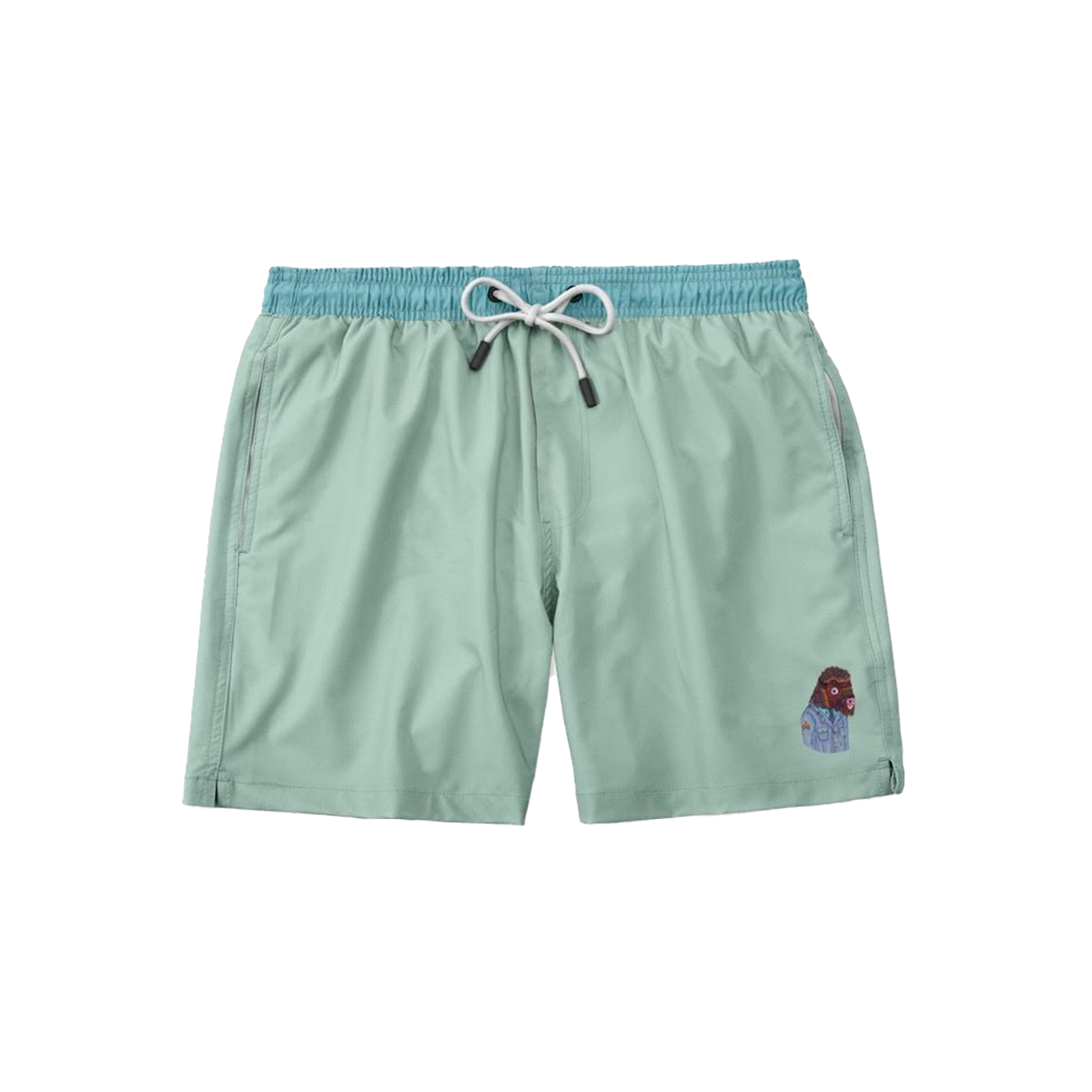 Bison Swim Trunks (Baja Llama Collab) - image 1