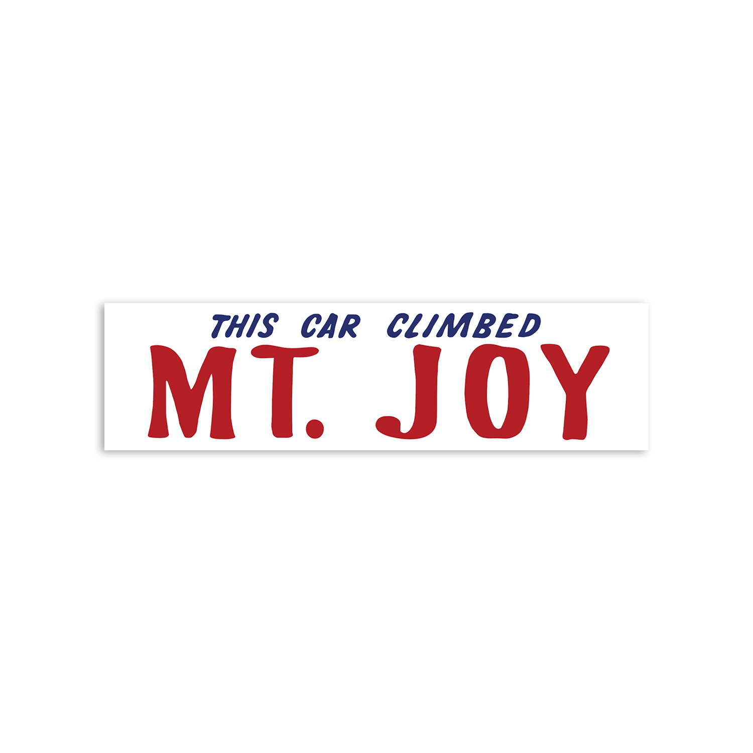 Mt. Joy Bumper Sticker - image 1