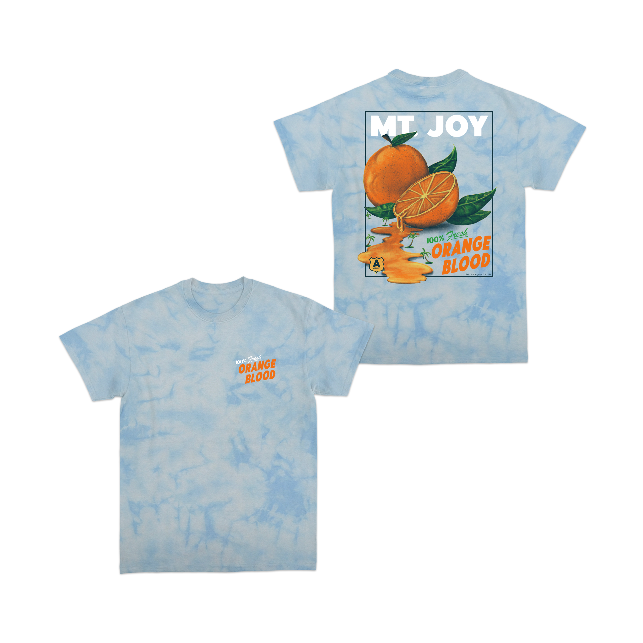 Orange Blood Tie Dye T-Shirt - image 1